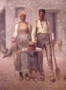 Jean Francois Millet The Peasant Family painting